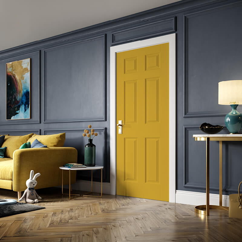 How to paint interior doors