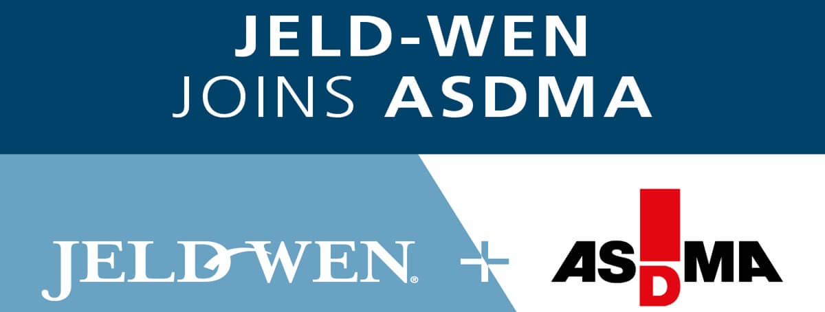 JELD-WEN JOINS ASDMA